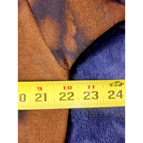 Richie Rich Hoodie Men Med Brown Black Graphic Pullover Tie Dye Drawstring Skate - Picture 5 of 9